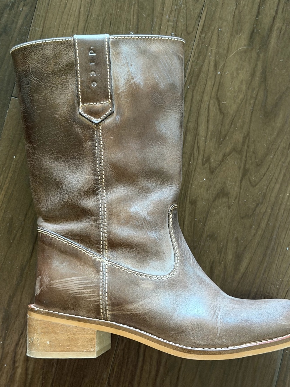 Dico Copenhagen Julia Gaucho Boot in Brown Escovado - Picture 6 of 7
